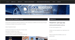 Desktop Screenshot of clockmasters.com.au