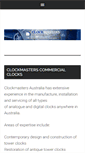 Mobile Screenshot of clockmasters.com.au